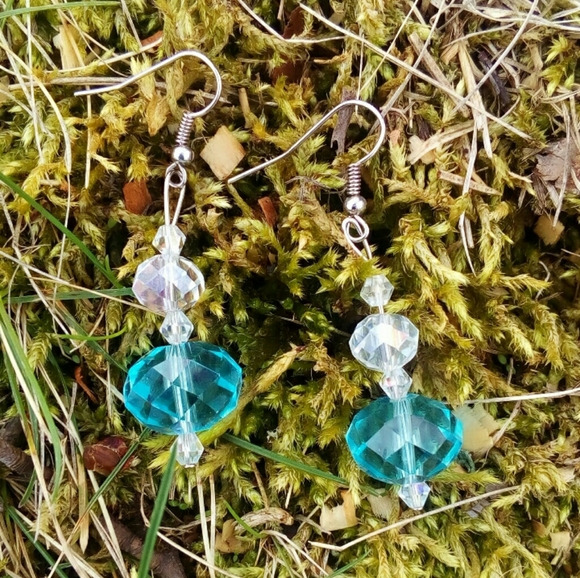 Boujee modern Ecofriendly Dangle Earrings - Picture 1 of 2